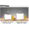 Buy cheap Black box horizontal white card gift paper bag for men and women. from wholesalers