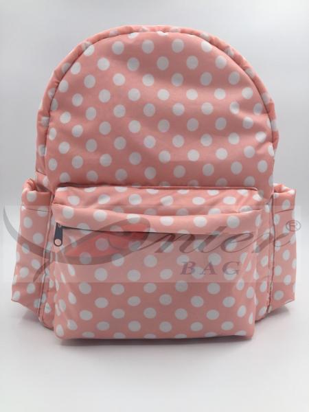 Buy cheap White Dots 190T Polyester Kids School Backpacks Waterproof Lightweight from wholesalers