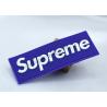 Buy cheap Embossed PVC Rubber Label Silicone Supreme T Shirt Label Flat Color Separation from wholesalers