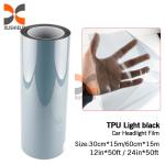XUSHIELD High Quality TPH TPU Car Headlight Tint Film Light Black Smoke Black