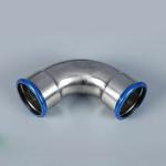 V Profile Straight 45 Degree Reducing Elbow Pipe Fittings For Fire Piping System