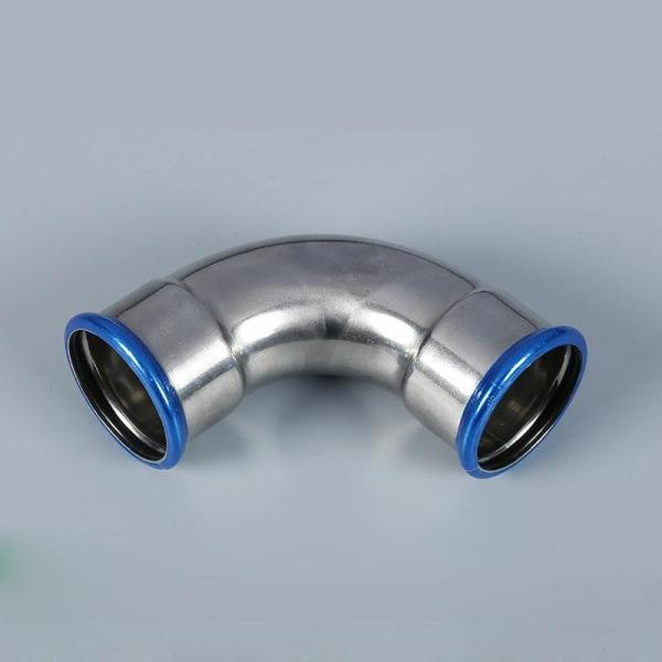Quality OEM V Profile Press Fittings 1.6MPa Stainless Steel 90 Degree Bends for sale