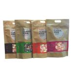 Recycled Popcorn Small Food Craft Brown Kraft Paper Bags Custom Print Wholesale