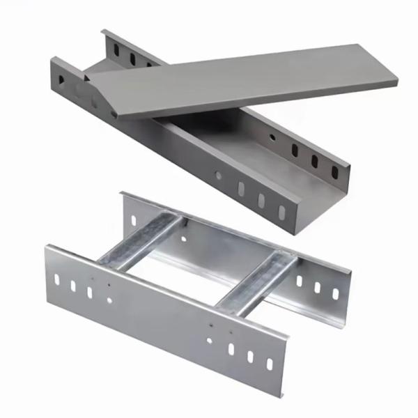 Corrosion Resistant Wall Mounted Ladder Cable Tray For Industrial Heavy Loads