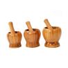 Buy cheap Household Bamboo Mortar And Pestle Garlic Pepper Spice Pounder 5.9 X 5.4 X 0.9 Inches from wholesalers