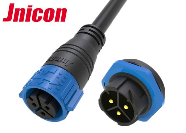 Buy cheap Spring Locking Water Resistant Cable Connector 3 Prong Anti - Explosion Fire Safety from wholesalers