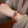 Buy cheap Agate Bracelet Beads Natural Gemstone Round Beads Stretch Bracelet Healing Reiki Handmade Gem Semi Precious Gemstone 6mm Round Beads Stretch Bracelet from wholesalers