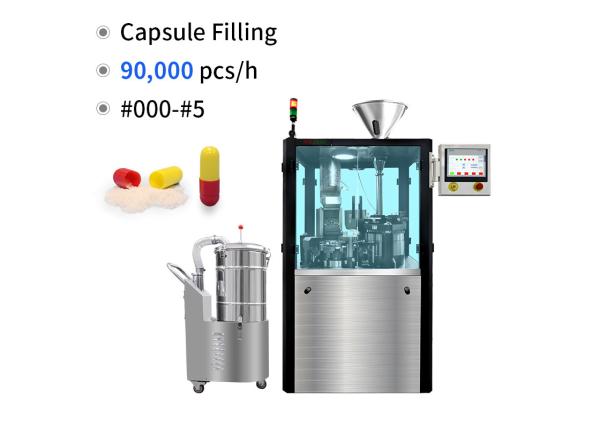 Buy cheap Automatic Pharmaceutical Capsule Filling Machine With 3 Year Warranty 5.5KW Power from wholesalers