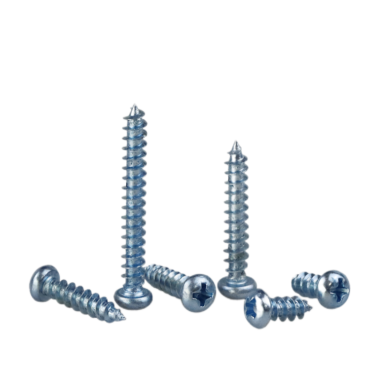 Carbon Steel Phillips Pan Head Self Tapping Screws DIN7981 5mm-100mm Black Stainless Metric 7-25 Days