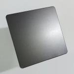 201 Rectangular Colored Stainless Steel Sheet Plate Sandblasted Titanium