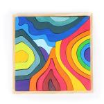 Creative Solid 4.5cm Large Rainbow Stacking Puzzle Animal