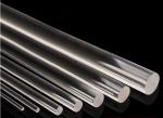 Transparent PMMA Bar Acrylic Extruded Clear Tube Florescent Polished And Solid