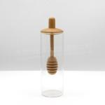 Customized Logo Wooden Muddler Individually Wrapped Wedding Party Honey Dipper