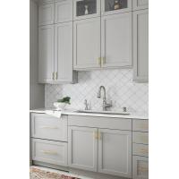 Buy cheap E1 Grade Plywood Base White Lacquer Kitchen Cabinet Set With ISO9001 product