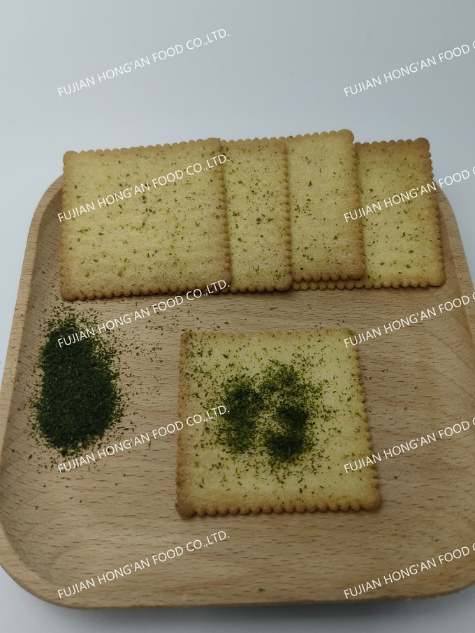 Crispy Aonori Seaweed Ulva Pertusa Powder Flakes Green Laver Seaweed For Salads Soups