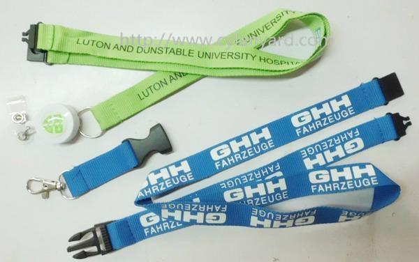 Buy cheap Custom imprinted id badge retractable reel lanyard, office employee id lanyards, from wholesalers