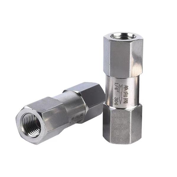 Buy cheap 304 Stainless Steel High Pressure Split Internal Thread Check Valve High Temperature Steam Water Oil Gas Check Valve from wholesalers