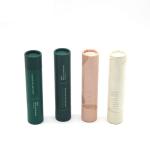 Round Perfume Bottle Paper Tube Packaging Box With Embossing CMYK Printing
