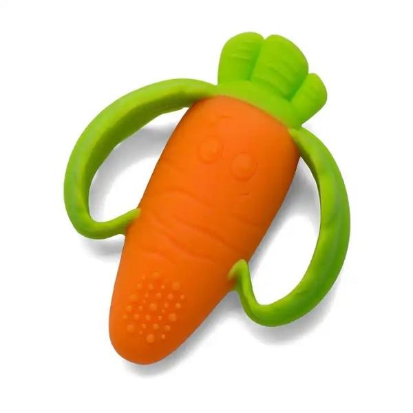 Buy cheap MHC Silicone Baby Teether , Carrot Children Silicone Toys Custom from wholesalers
