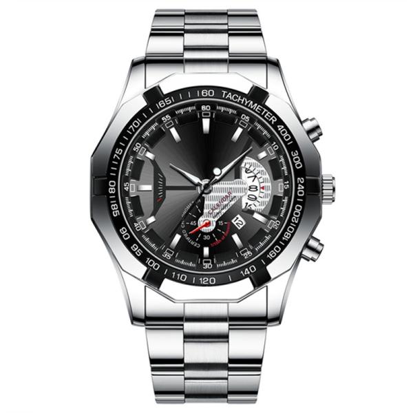 Buy cheap Men'S Analogue Chronograph Watch Stainless Steel Luxury Quartz Movt Watches from wholesalers