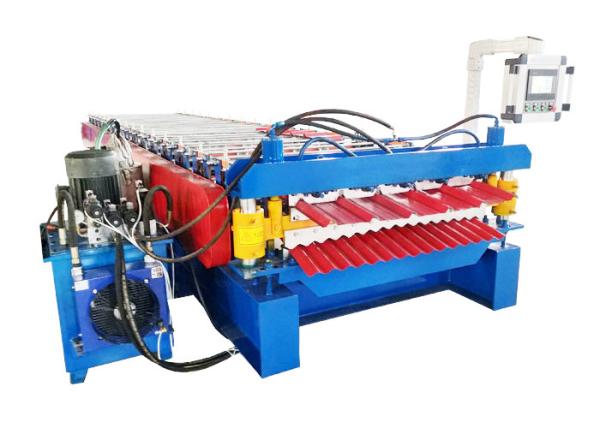 Buy cheap Hydraulic Driving Double Layer Roll Forming Machine Suitable Thickness 0.3-0.8mm from wholesalers
