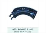 BPW 12T Semi Trailer Brake Shoes Brake Shoe 180mm Black OEM