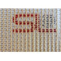Buy cheap Bronze 1.5mm 4m Laminated Glass Wire Mesh PVD Metal Woven Copper Mesh Fabric product