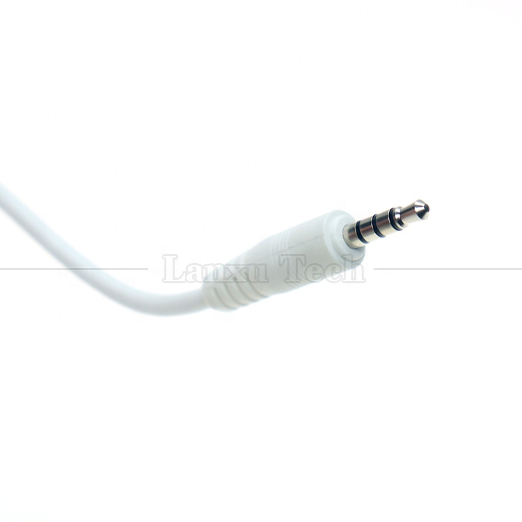 Customized Data Charging USB A Male to Aux 4 Poles 3.5mm Audio Jack Adapter Cable for Speaker Headphone