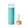 Buy cheap Sleek Design Premium School Funky Leak Proof Glass Water Bottle Glass Motivational Water Bottle With Carry Sleeve Easy To Use And Carry from wholesalers