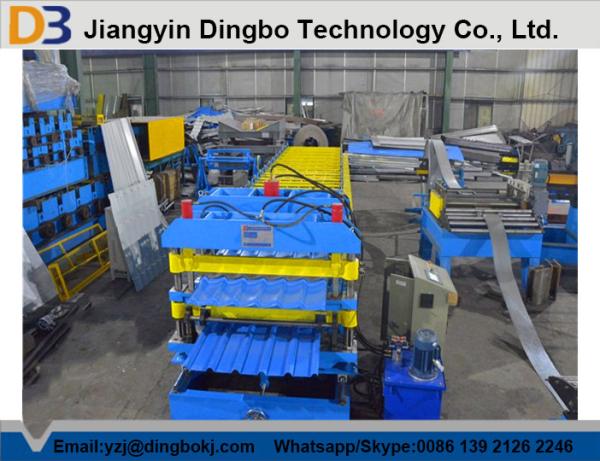 Buy cheap 5.5kw Steel Roof Tile Forming Machinery for Feature Fast Construction Speed from wholesalers