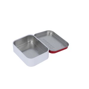 Buy cheap Rectangular Metal Tins for sale Custom Storage Tin with Lid Wholesale Candy Tin Containers from wholesalers
