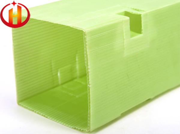 Buy cheap Anti UV Square Corflute Plant Guards Fireproof Light Green from wholesalers