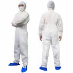 Durable Microporous Disposable Surgical Coveralls Disposable Hazmat Suit With