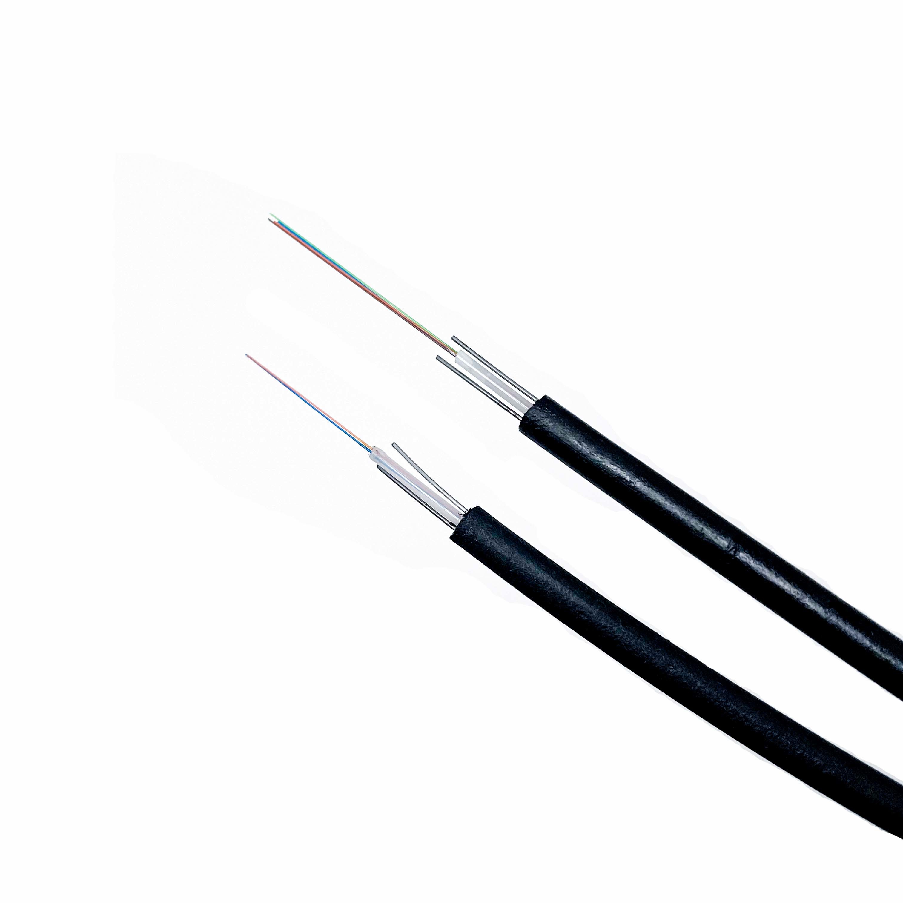 Single Mode Fiber Optic Cable 2 Core GJXH Outdoor Anti Corrosion