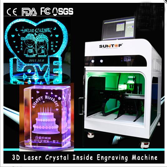 Buy cheap 3D Crystal Laser Inner Engraving Machine 2000HZ speed 120,000 dots / Minute from wholesalers