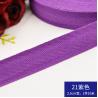 Buy cheap Herribone Design Cotton Ribbon Purple Orange Cotton Twill Tape from wholesalers