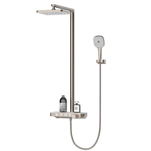 Buy cheap Anti Scald Hand Shower Mixer Set , Thermostatic Square Bathroom Shower Set from wholesalers