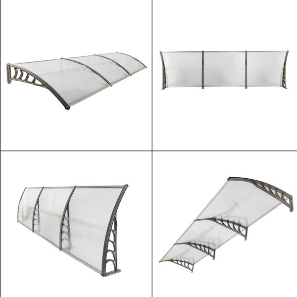 Buy cheap Ultraviolet resist 120cm Outdoor Polycarbonate Awning from wholesalers