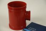 200 Degree Temperature Grooved Tee Fittings High Temperature / Connection