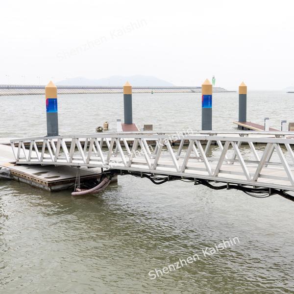 Buy cheap Long-Lasting Marine Aluminum Gangways Ramps Yacht Boat Floating Dock Pontoon Platform from wholesalers
