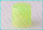 Green Lotion / Shampoo Plastic Bottle Flip Cap 20/415 With Leakage Prevention