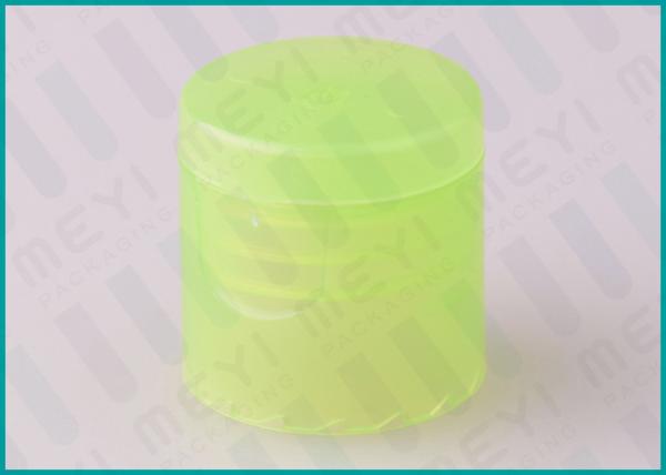 Buy cheap Green Lotion / Shampoo Plastic Bottle Flip Cap 20/415 With Leakage Prevention from wholesalers