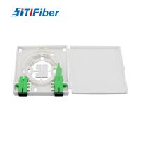 Buy cheap SC / APC UPC 2 Ports 86 Type Fiber Optic Mini Termination Box FTTH Wall Mounted product