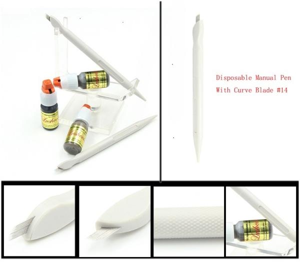 Buy cheap Plastic Disposable Microblading Pen With Blade Eyebrow Embroidery Pen #14 from wholesalers