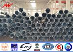 Iso 7.5m 1kn 3kn Steel Power Pole , Metal Utility Pole