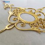 5*9 popular golden aluminum Georgian decorative bars flower for windows