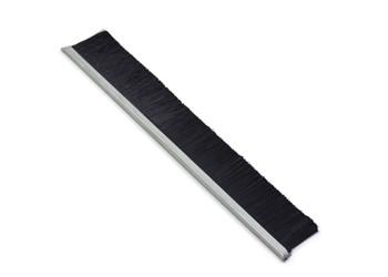 Buy cheap Aluminum Metal Strips Door Bottom Brush Customized Size For Sealing / Cleaning from wholesalers