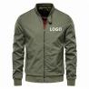 Buy cheap Custom Hombres New Casual Jacket Men's Spring And Fall Sport Solid Color Coat Men's Fashion Casual Simple Jackets from wholesalers