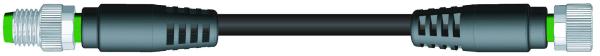 Buy cheap IP67 M8 Connector Harness Double End Precast Wire Harness Male / Female Straight 3P PUR 3m from wholesalers