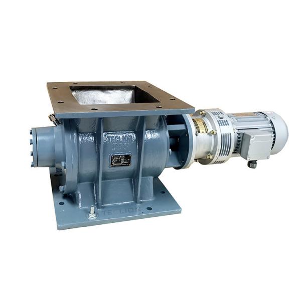 Mineral Powder Discharge Square Rotary Inlet Valve Airlock Feeder Wear